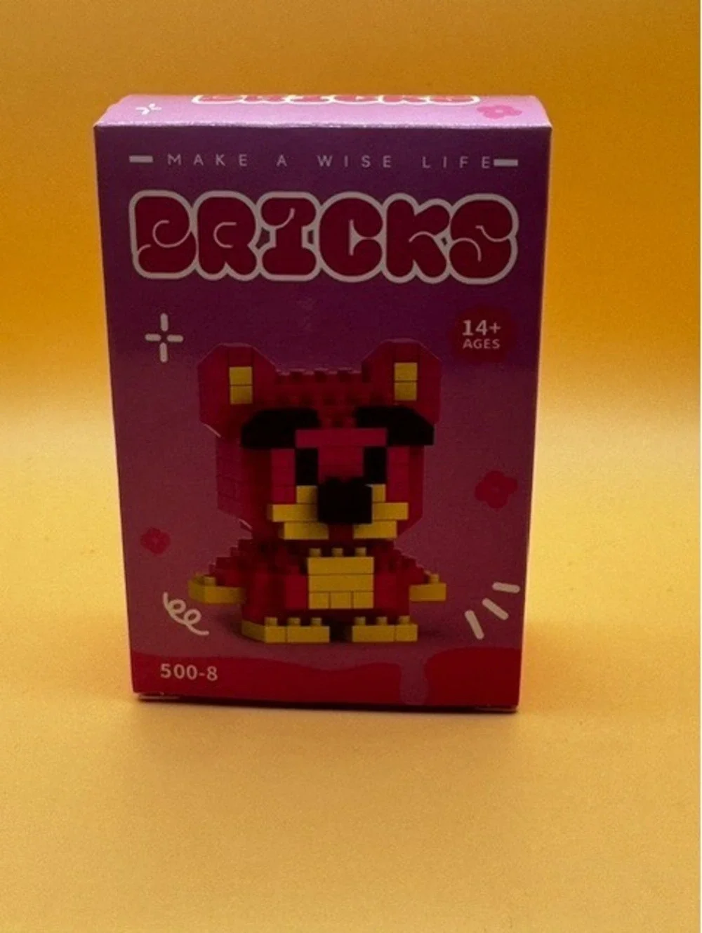 Make A Wish Mini Bricks Building Blocks Sets New (Lotso the bear)